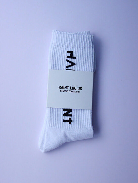 custom sock with custom made wrap sleeve