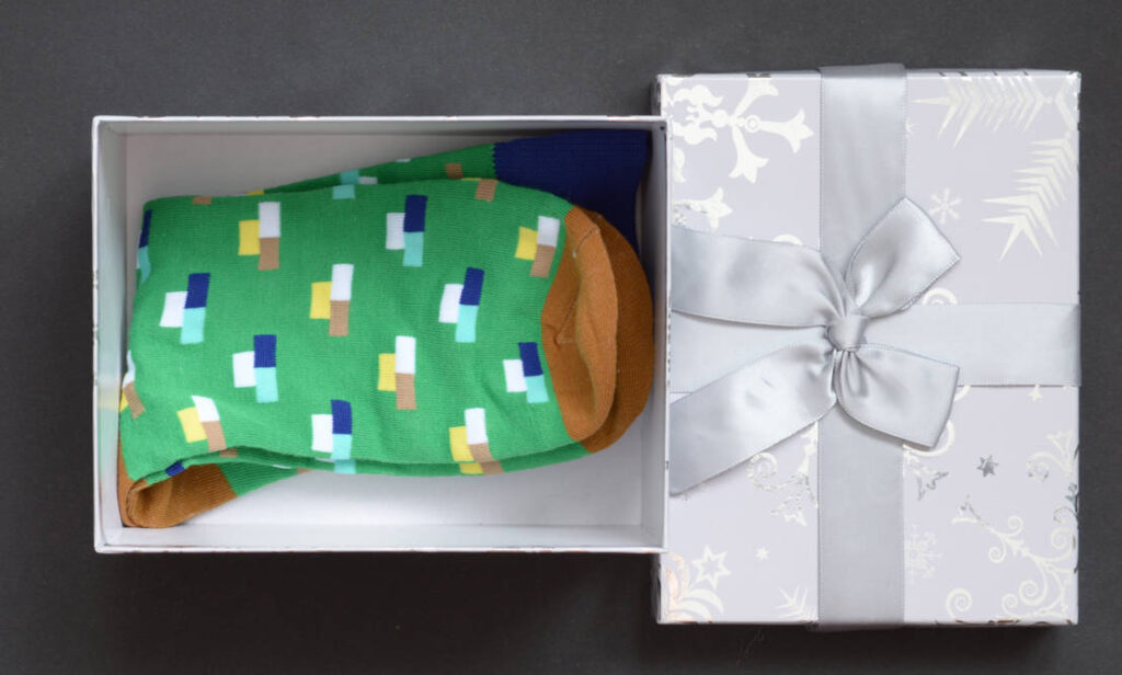 Custom Socks in Gift Box Small